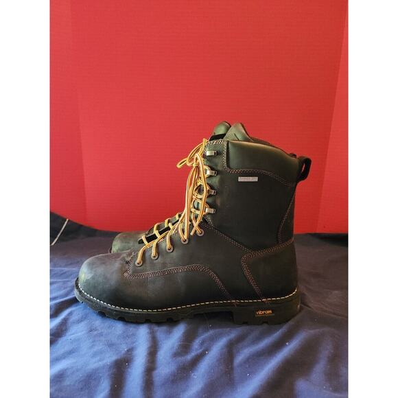 Men’s Danner Gritstone 8” boots, size US 15D Black Work Boots Safety 14220 main image 6